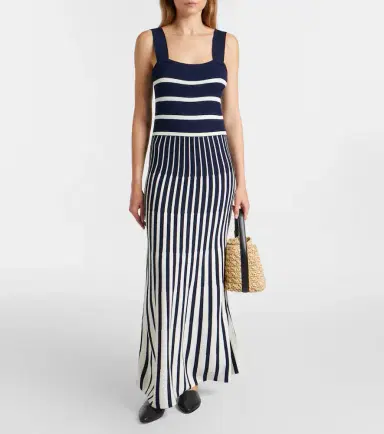 Velvet Aveline striped knitted maxi dress | Thumbnail 4 Velvet Aveline striped knitted maxi dress | Thumbnail 4
