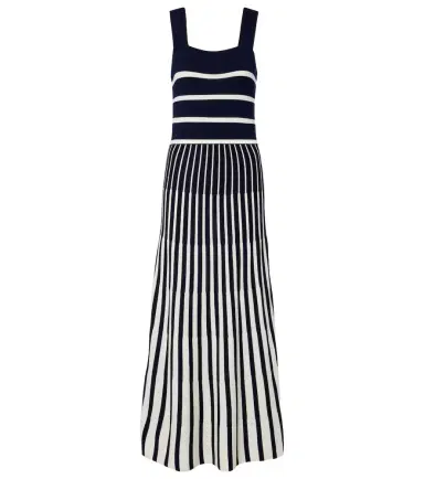 Velvet Aveline striped knitted maxi dress | Thumbnail 1 Velvet Aveline striped knitted maxi dress | Thumbnail 1