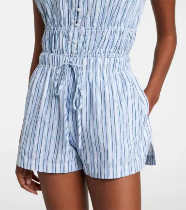 Velvet Ebba striped cotton-blend shorts | Thumbnail 5 Velvet Ebba striped cotton-blend shorts | Thumbnail 5