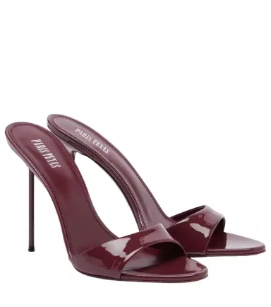 Paris Texas Lidia patent leather mules | Thumbnail 1 Paris Texas Lidia patent leather mules | Thumbnail 1