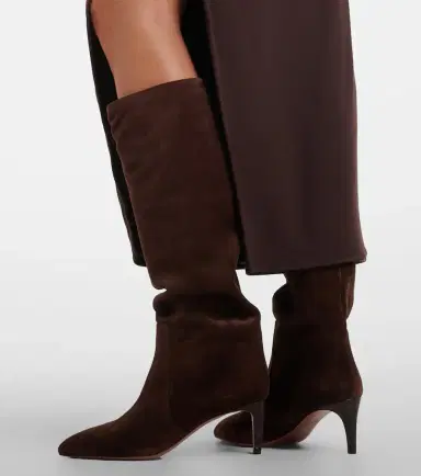 Paris Texas Stiletto suede knee-high boots | Thumbnail 5 Paris Texas Stiletto suede knee-high boots | Thumbnail 5