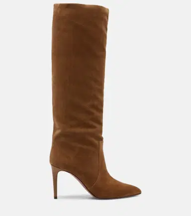 Paris Texas Stiletto suede knee-high boots | Thumbnail 2 Paris Texas Stiletto suede knee-high boots | Thumbnail 2