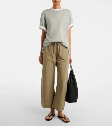 Leset Kyoto cotton wide-leg pants | Thumbnail 6 Leset Kyoto cotton wide-leg pants | Thumbnail 6