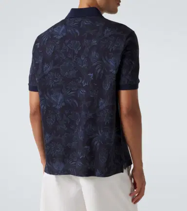 Etro Floral cotton piqué polo shirt | Thumbnail 4 Etro Floral cotton piqué polo shirt | Thumbnail 4