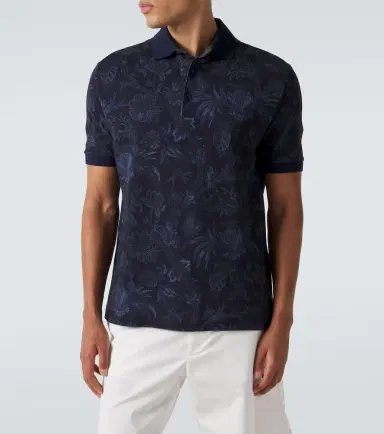 Etro Floral cotton piqué polo shirt | Thumbnail 5 Etro Floral cotton piqué polo shirt | Thumbnail 5