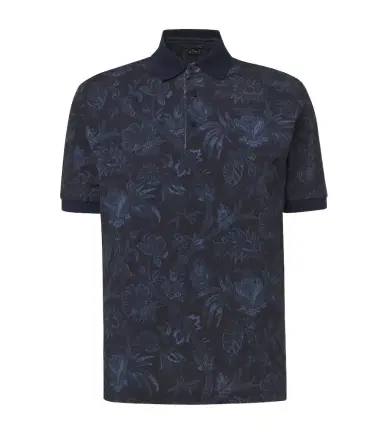 Etro Floral cotton piqué polo shirt | Thumbnail 1 Etro Floral cotton piqué polo shirt | Thumbnail 1