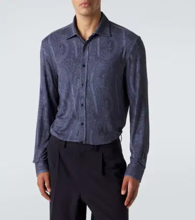 Etro Paisley jersey shirt | Thumbnail 4 Etro Paisley jersey shirt | Thumbnail 4