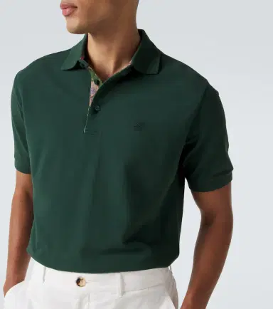 Etro Pegaso cotton piqué polo shirt | Thumbnail 4 Etro Pegaso cotton piqué polo shirt | Thumbnail 4