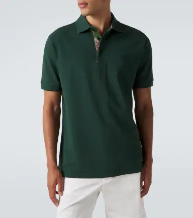Etro Pegaso cotton piqué polo shirt | Thumbnail 5 Etro Pegaso cotton piqué polo shirt | Thumbnail 5