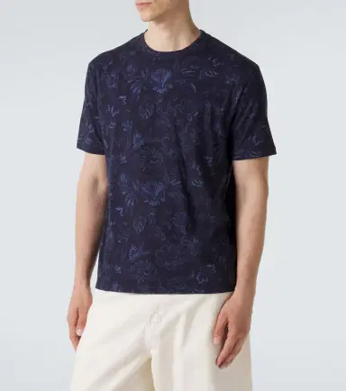 Etro Floral cotton T-shirt | Thumbnail 2 Etro Floral cotton T-shirt | Thumbnail 2