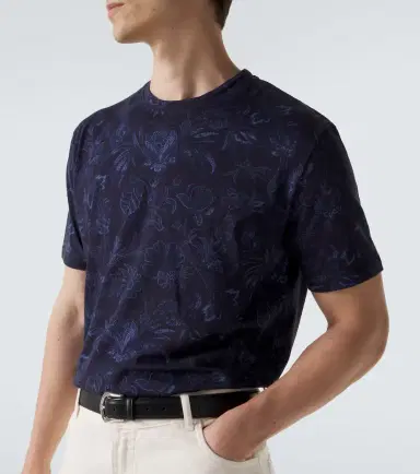 Etro Floral cotton T-shirt | Thumbnail 4 Etro Floral cotton T-shirt | Thumbnail 4