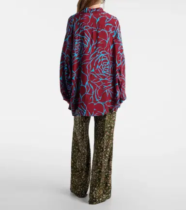 Dries Van Noten Printed wide-leg pants | Thumbnail 6 Dries Van Noten Printed wide-leg pants | Thumbnail 6