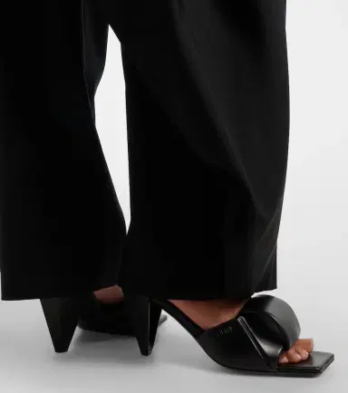 Loewe Origami leather mules | Thumbnail 2 Loewe Origami leather mules | Thumbnail 2