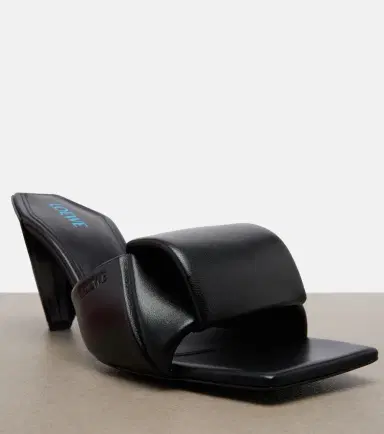 Loewe Origami leather mules | Thumbnail 4 Loewe Origami leather mules | Thumbnail 4
