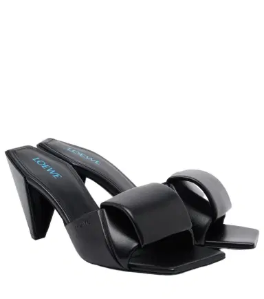 Loewe Origami leather mules | Thumbnail 1 Loewe Origami leather mules | Thumbnail 1