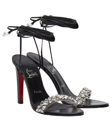 Christian Louboutin Fanny Jolly embellished leather sandals | Thumbnail 1 Christian Louboutin Fanny Jolly embellished leather sandals | Thumbnail 1