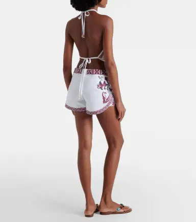 Bananhot Lavanda printed cotton shorts | Thumbnail 4 Bananhot Lavanda printed cotton shorts | Thumbnail 4