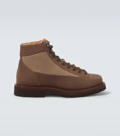Brunello Cucinelli Suede-trimmed lace-up boots | Thumbnail 5 Brunello Cucinelli Suede-trimmed lace-up boots | Thumbnail 5