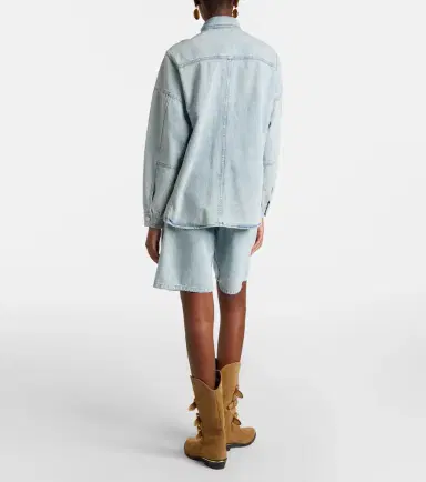 Marant Etoile Iselle denim shorts | Thumbnail 5 Marant Etoile Iselle denim shorts | Thumbnail 5