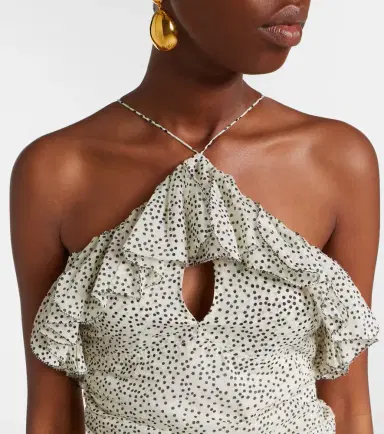Marant Étoile Djimia halterneck cotton-blend top | Thumbnail 6 Marant Étoile Djimia halterneck cotton-blend top | Thumbnail 6