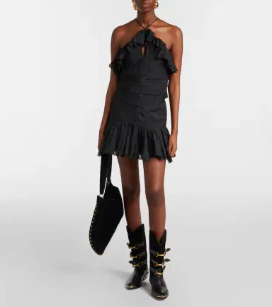 Marant Étoile Daneen ruffled cotton-blend miniskirt | Thumbnail 5 Marant Étoile Daneen ruffled cotton-blend miniskirt | Thumbnail 5