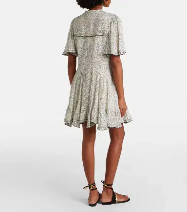 Marant Étoile Daynia polka-dot cotton minidress | Thumbnail 3 Marant Étoile Daynia polka-dot cotton minidress | Thumbnail 3