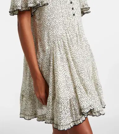 Marant Étoile Daynia polka-dot cotton minidress | Thumbnail 5 Marant Étoile Daynia polka-dot cotton minidress | Thumbnail 5