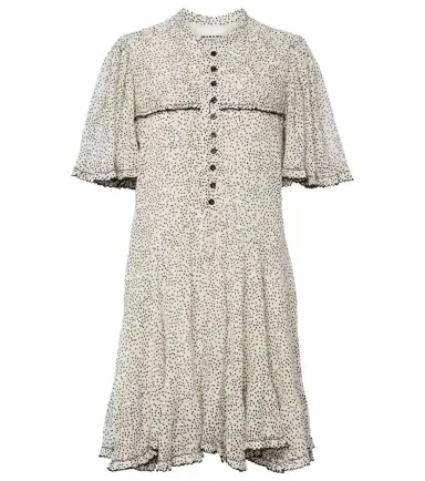 Marant Étoile Daynia polka-dot cotton minidress | Thumbnail 1 Marant Étoile Daynia polka-dot cotton minidress | Thumbnail 1