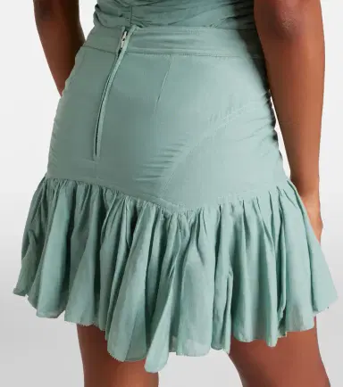 Marant Etoile Daneen ruffled cotton-blend miniskirt | Thumbnail 5 Marant Etoile Daneen ruffled cotton-blend miniskirt | Thumbnail 5