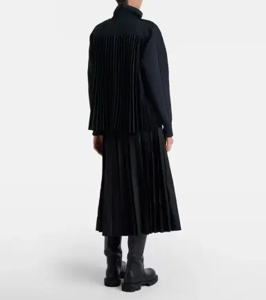 Sacai Belted cotton-blend gabardine midi skirt | Thumbnail 3 Sacai Belted cotton-blend gabardine midi skirt | Thumbnail 3