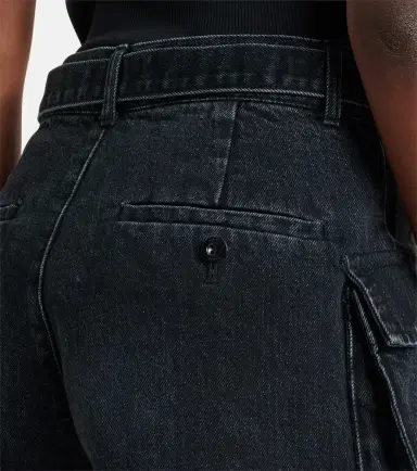 Sacai Belted denim shorts | Thumbnail 5 Sacai Belted denim shorts | Thumbnail 5