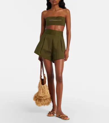 Adriana Degreas Cotton-blend bandeau top | Thumbnail 3 Adriana Degreas Cotton-blend bandeau top | Thumbnail 3