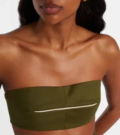 Adriana Degreas Cotton-blend bandeau top | Thumbnail 4 Adriana Degreas Cotton-blend bandeau top | Thumbnail 4
