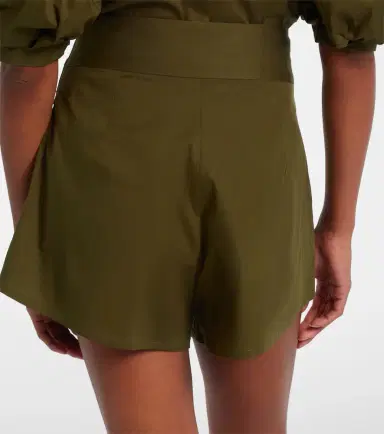 Adriana Degreas Pleated cotton-blend shorts | Thumbnail 4 Adriana Degreas Pleated cotton-blend shorts | Thumbnail 4