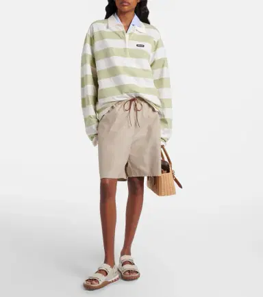 Miu Miu Tyre leather-trimmed sandals | Thumbnail 5 Miu Miu Tyre leather-trimmed sandals | Thumbnail 5