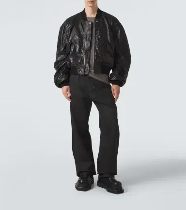 Rick Owens Secchia Flight leather bomber jacket | Thumbnail 2 Rick Owens Secchia Flight leather bomber jacket | Thumbnail 2
