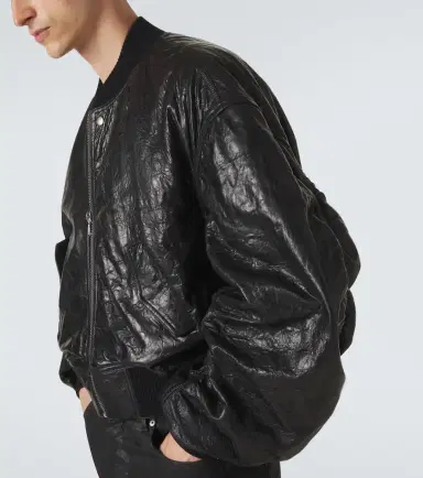 Rick Owens Secchia Flight leather bomber jacket | Thumbnail 3 Rick Owens Secchia Flight leather bomber jacket | Thumbnail 3