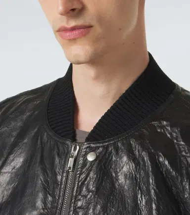 Rick Owens Secchia Flight leather bomber jacket | Thumbnail 4 Rick Owens Secchia Flight leather bomber jacket | Thumbnail 4