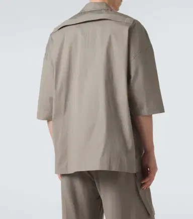Rick Owens Magnum Tommy cotton-blend poplin shirt | Thumbnail 3 Rick Owens Magnum Tommy cotton-blend poplin shirt | Thumbnail 3