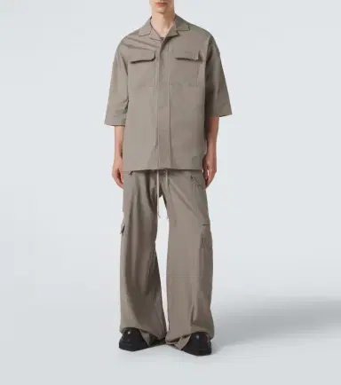 Rick Owens Magnum Tommy cotton-blend poplin shirt | Thumbnail 4 Rick Owens Magnum Tommy cotton-blend poplin shirt | Thumbnail 4