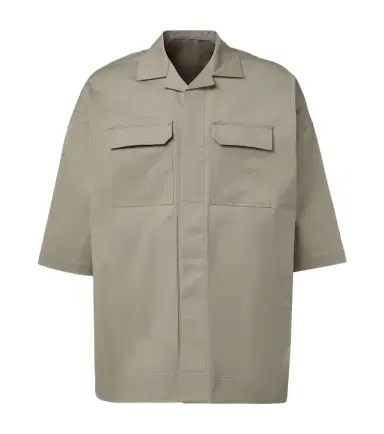 Rick Owens Magnum Tommy cotton-blend poplin shirt | Thumbnail 1 Rick Owens Magnum Tommy cotton-blend poplin shirt | Thumbnail 1