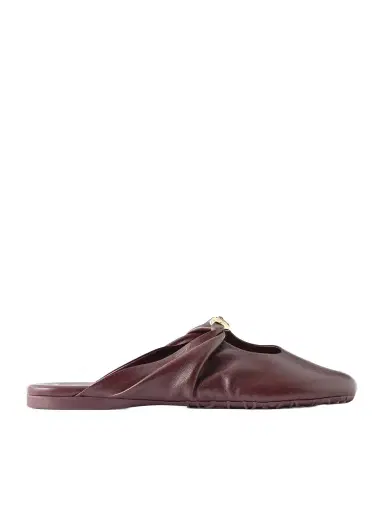 Loewe Pebble Embellished Leather Mules | Thumbnail 1 Loewe Pebble Embellished Leather Mules | Thumbnail 1