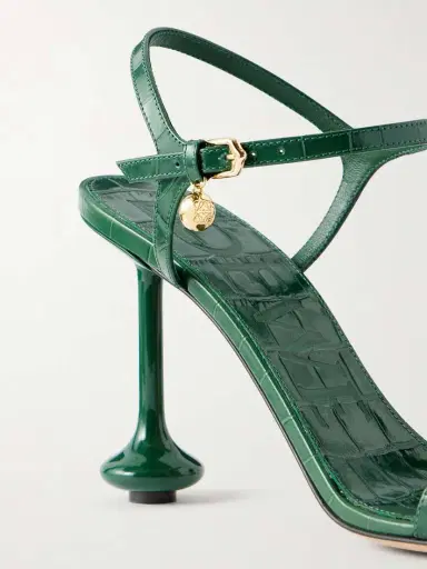 Loewe Toy 90 Croc-effect Leather Sandals | Thumbnail 5 Loewe Toy 90 Croc-effect Leather Sandals | Thumbnail 5