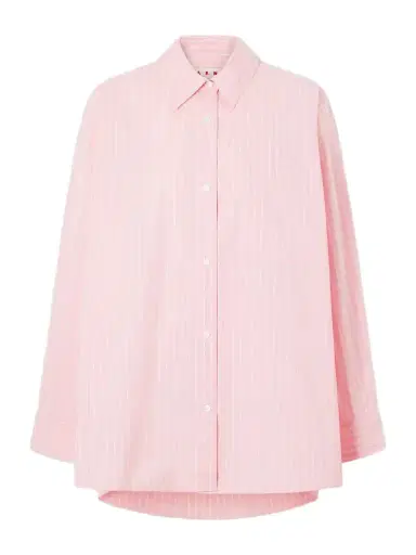 Marni Striped Cotton-blend Shirt | Thumbnail 1 Marni Striped Cotton-blend Shirt | Thumbnail 1