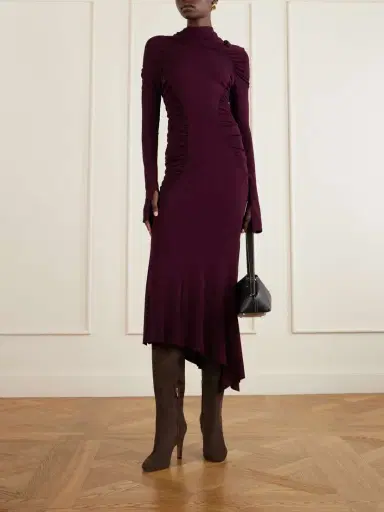 Ferragamo Nylu 95 Nubuck Knee Boots | Thumbnail 4 Ferragamo Nylu 95 Nubuck Knee Boots | Thumbnail 4