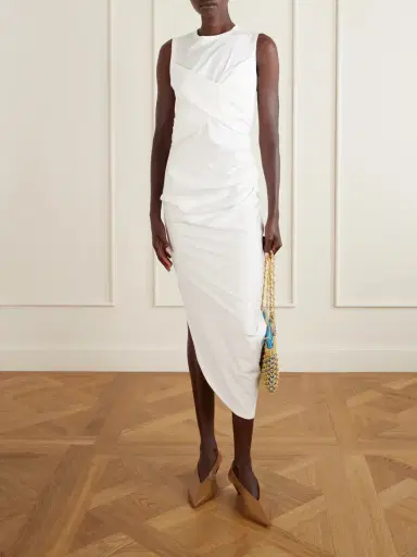 Proenza Schouler Zafira Cotton-jersey Midi Dress | Thumbnail 2 Proenza Schouler Zafira Cotton-jersey Midi Dress | Thumbnail 2