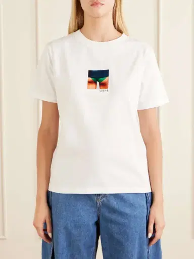 Loewe Appliquéd Cotton-jersey T-shirt | Thumbnail 3 Loewe Appliquéd Cotton-jersey T-shirt | Thumbnail 3