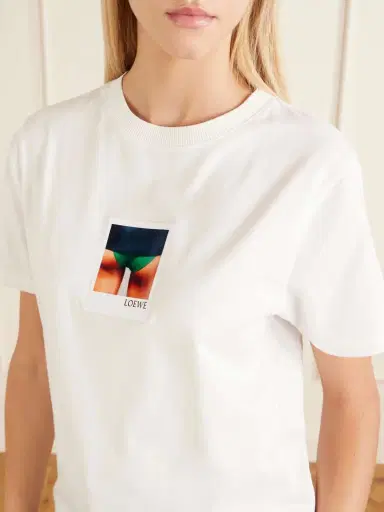 Loewe Appliquéd Cotton-jersey T-shirt | Thumbnail 5 Loewe Appliquéd Cotton-jersey T-shirt | Thumbnail 5
