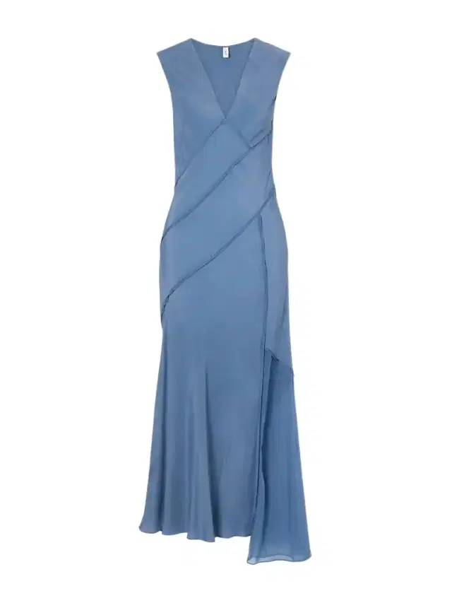 Elin Paneled Crepe De Chine Gown Elin Paneled Crepe De Chine Gown