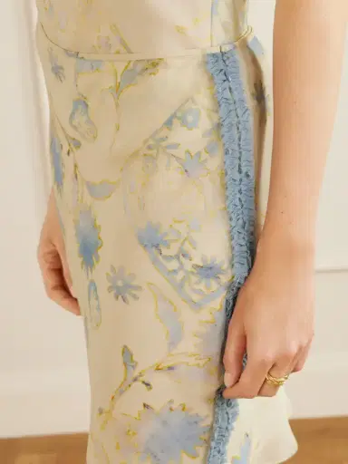 SIR. Cecile Ruffled Printed Chiffon Midi Skirt | Thumbnail 5 SIR. Cecile Ruffled Printed Chiffon Midi Skirt | Thumbnail 5